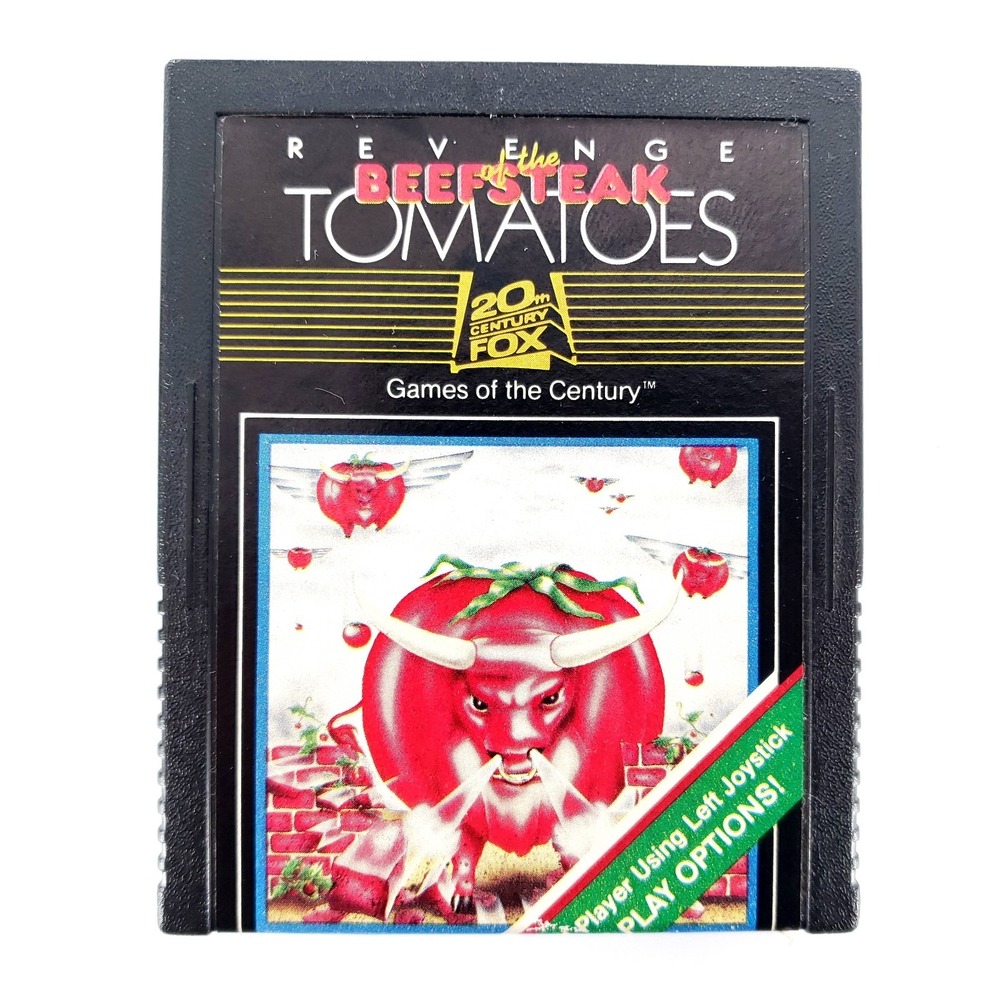 Revenge of the Beefsteak Tomatoes (Atari 2600, 1983) Cartridge Only Tested Works
